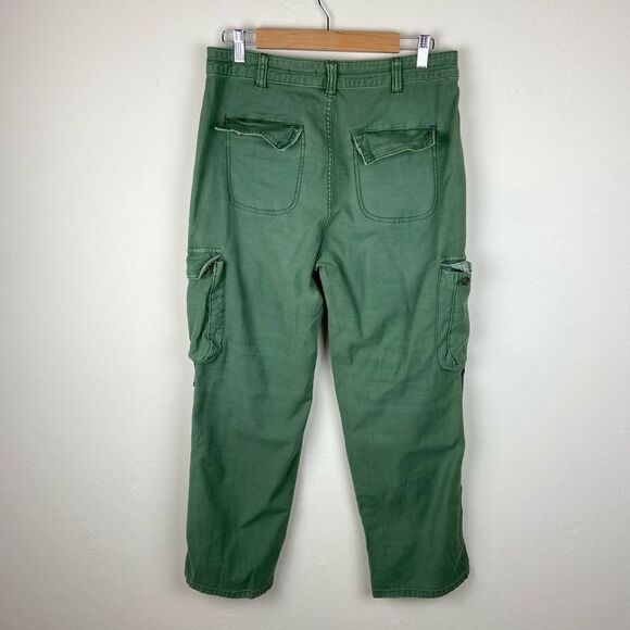 Anthropologie Pilcro Utility Cargo Pant - Army Green - Picture 6 of 8